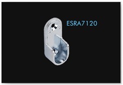 Oval tube support ESRA7120