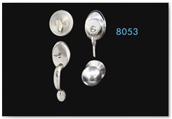 8053 Handle lock,zinc alloy material,without the lock body,including the deabolt in brass cylinder,3pcs brass key Color SN