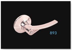 893  (Available BK ET PS)  SS201 rose,zinc die-cast lever,75mm rosettes,SS color,tubular with latch 2/3pcs steel key,Kwikset Keys-one side logo,another side key code                                                                                     