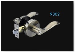 9802 (Available BK ET)  SS color, WITH 70MM round ROSETTES    Brass Yale Key             
