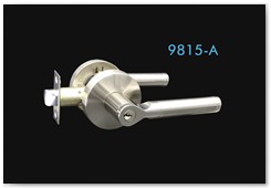 9815A (Available BK ET)  SS color, WITH 70MM round ROSETTES    Brass Yale Key  