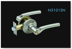 N3101SN N9906SN --ET, brass cylinder with iron normal keys,SN finish. --BK, no keys, SN finish. --PS, no keys, SN finish