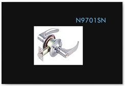 N9701SN N9906SN --ET, brass cylinder with iron normal keys,SN finish. --BK, no keys, SN finish. --PS, no keys, SN finish