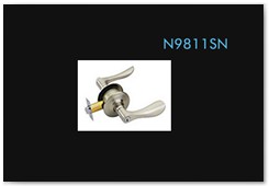 N9811SN N9906SN --ET, brass cylinder with iron normal keys,SN finish. --BK, no keys, SN finish. --PS, no keys, SN finish