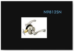 N9812SN N9906SN --ET, brass cylinder with iron normal keys,SN finish. --BK, no keys, SN finish. --PS, no keys, SN finish
